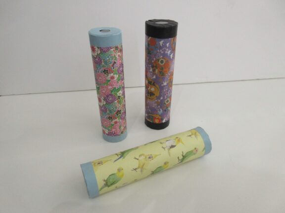 学習講座 ラップの芯で万華鏡をつくろう！